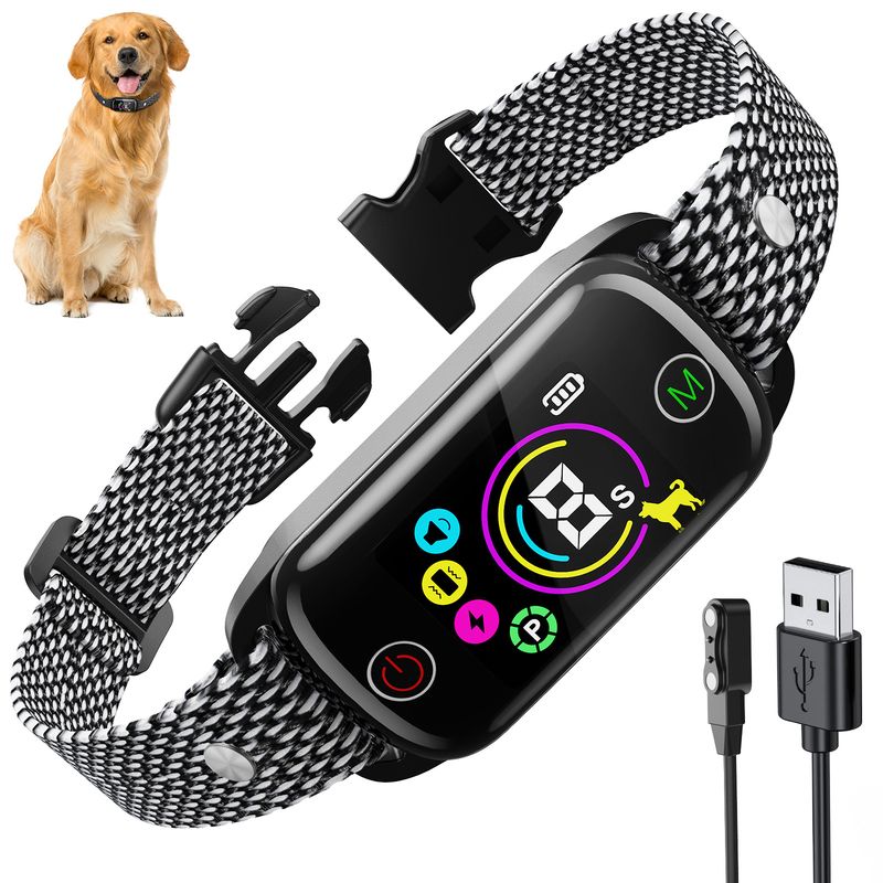 Nouveau modèle de collier automatique intelligent anti-aboiements et anti-interférences pour chien_voghion.com
