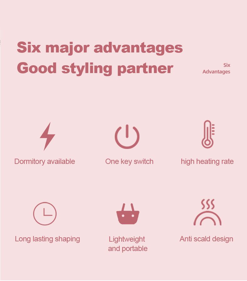 Electric Heating Fluffy Brush Digital Display Multi-temperature Adjustment Iron Big Wave Curling Tool_voghion.com