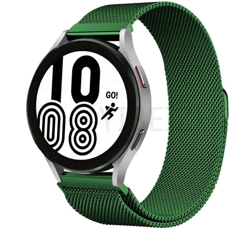 Cinturino Milanese Loop da 22 mm e 20 mm per Samsung Galaxy Watch 7, 6, 5, 4, 44 mm e 40 mm, cinturino magnetico Huawei Classic Active 2._voghion.com