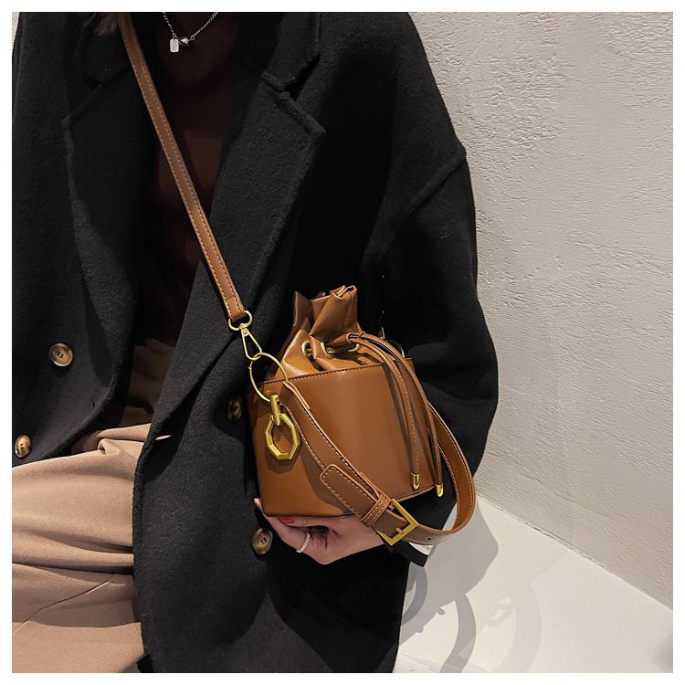 Borsa a secchiello da donna, borse retrò popolari, borse da donna, borsa a tracolla, borsa a secchiello portatile_voghion.com