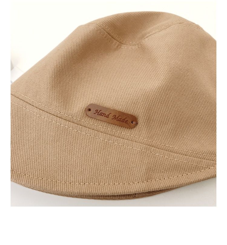 Nuovo cappello da pescatore piccolo con viso appariscente per le gite primaverili ed estive da donna, viso tondo, adatto per cappello a scodella, moda, testa grande, cappello da sole, marea_voghion.com