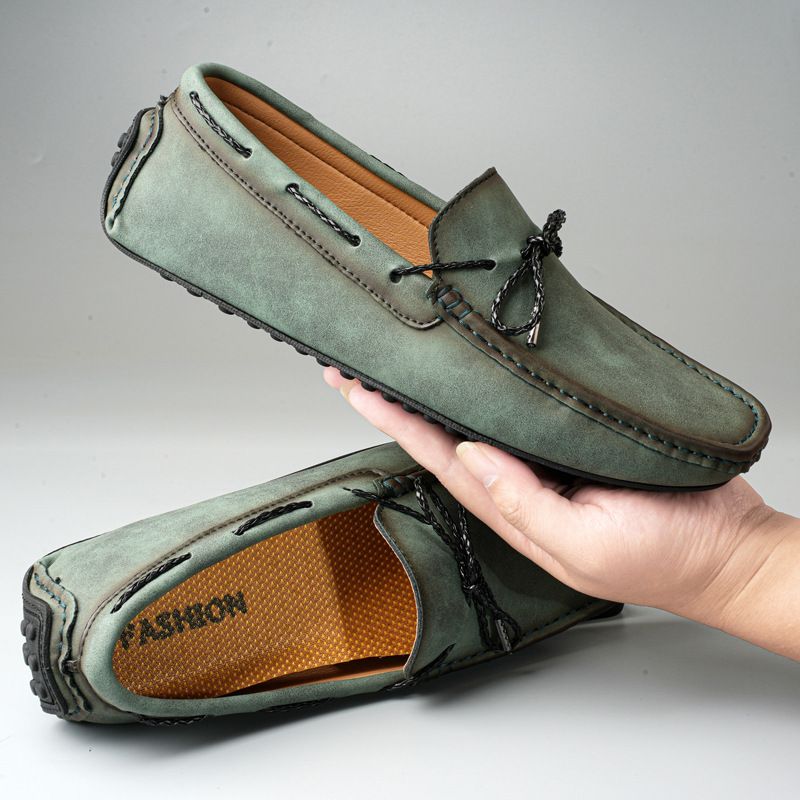 Spring And Summer Men's Breathable Beanie Shoes Large Size Lazy Shoes Men's Trendy Casual Shoes Men_voghion.com