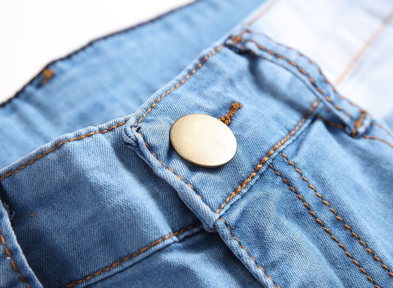 Jeans décontractés pour hommes, coupe slim, déchirés et personnalisés, pour le commerce transfrontalier, élégants et polyvalents_voghion.com