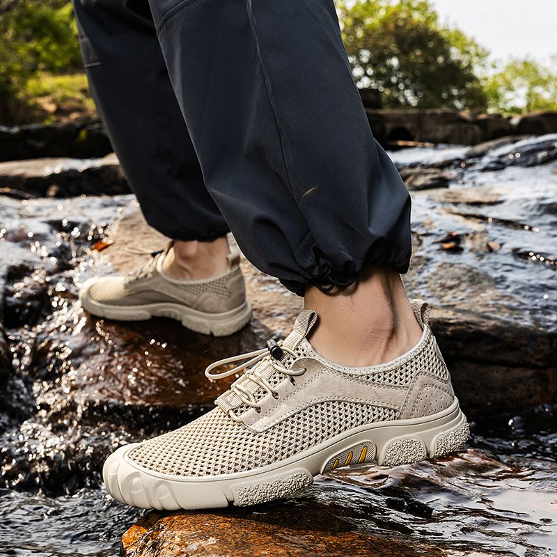 Scarpe casual Scarpe da uomo Scarpe in rete Scarpe da pesca Suola morbida Scarpe sportive casual da esterno Taglia grande_voghion.com