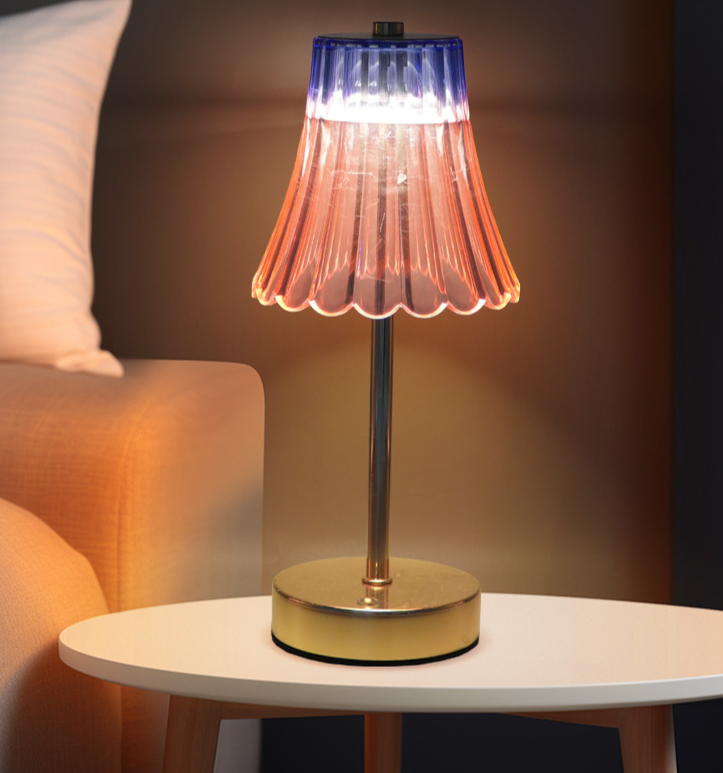 Modern Metal Table Lamp Touch Ornament Home Decoration Crystal Gift Atmosphere Night Light_voghion.com
