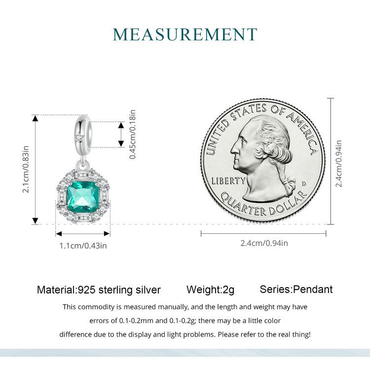 Mysterious Green Light Pendant Charm_voghion.com