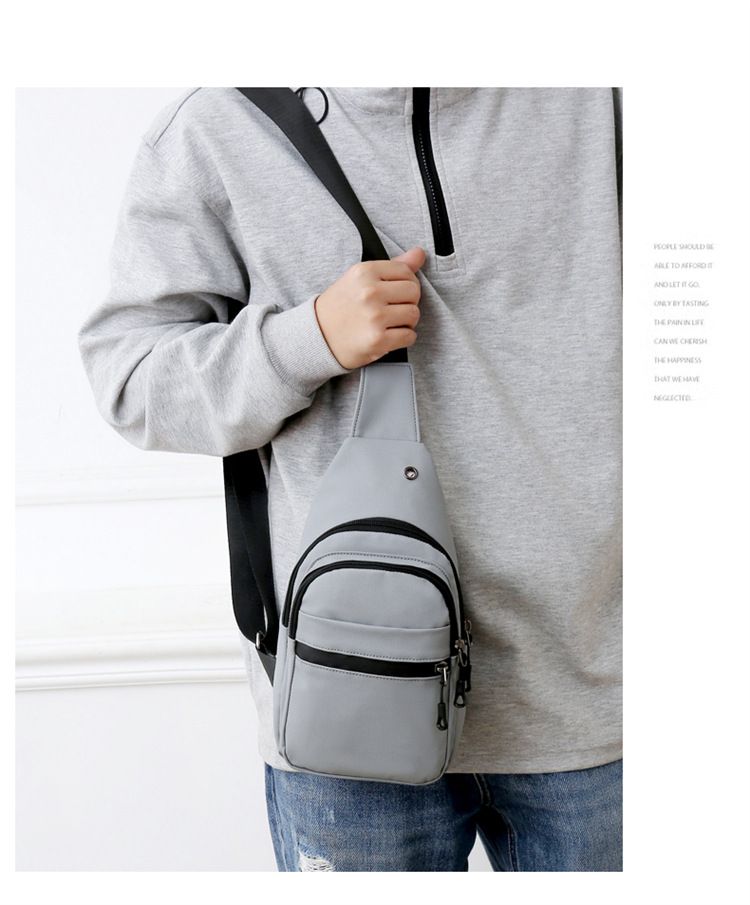 Válltáska mellkasi csomag Fanny Pack Casual Business Crossbody válltáska többfunkciós szabadtéri sportokhoz_voghion.com