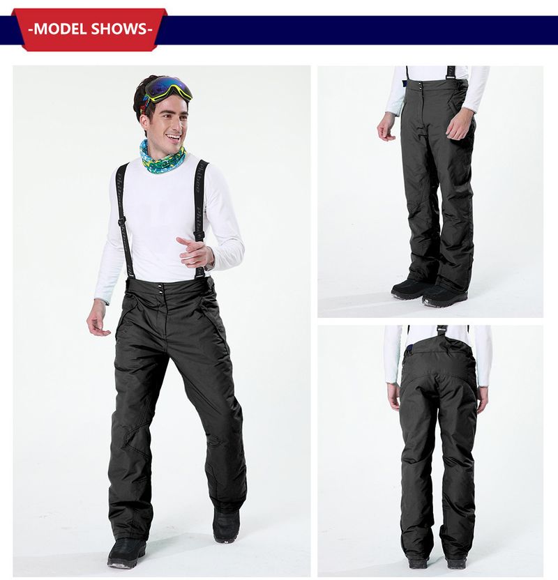 001 Sınır Ötesi Phibee Elephant Erkek Kayak Yetişkin Açık Hava Kalınlaştırılmış Kargo Pantolon Tek Parça Dropshipping_voghion.com