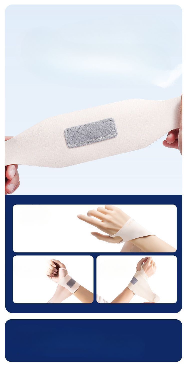 Bracelet de sport léger et respirant pour douleurs au poignet, ténosynovite, foulures et entorses_voghion.com