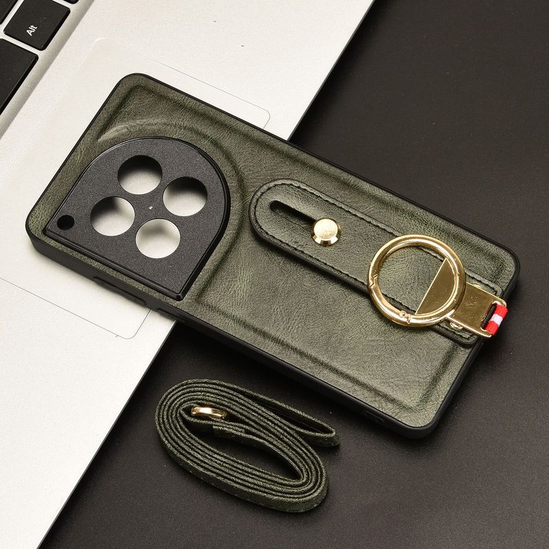Applicable to OnePlus ACE 3 wristband mobile phone case OnePlus 12R protective case lanyard wine opener 5G_voghion.com
