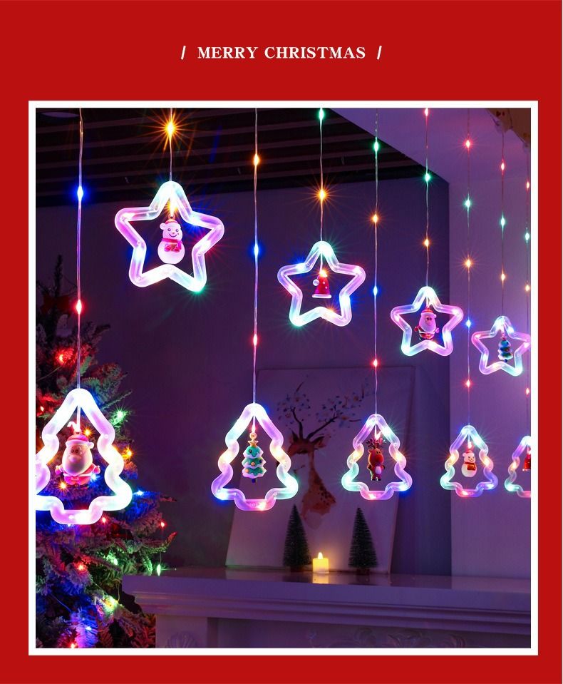 Christmas LED String Lights - Warm White Fairy Lights For Tree, Window & Indoor Decor With 8 Lighting Modes (3M, 110 LEDs, Remote Control)"_voghion.com