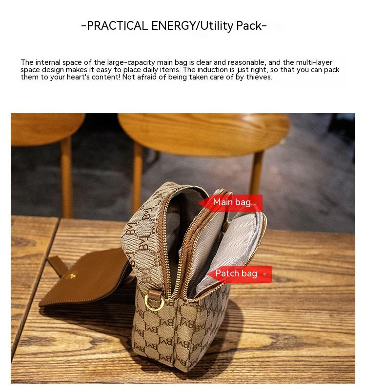 2023 Nova moderna i napredna torba Ženska modna retro dizajn mini torba za telefon Svestrana torba preko jednog ramena_voghion.com