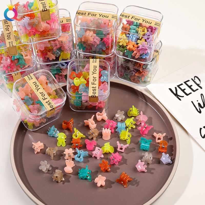 Unisex Κλιπ Μαλλιών σε Χρώμα Καραμέλας Μικρό Κουτί Κλιπ Χρωματιστή Πλεξούδα Μικρό Κλιπ Κλιπ Σπασμένες Φράντζες Κλιπ Κλιπ Κλιπ Κλιπ_voghion.com