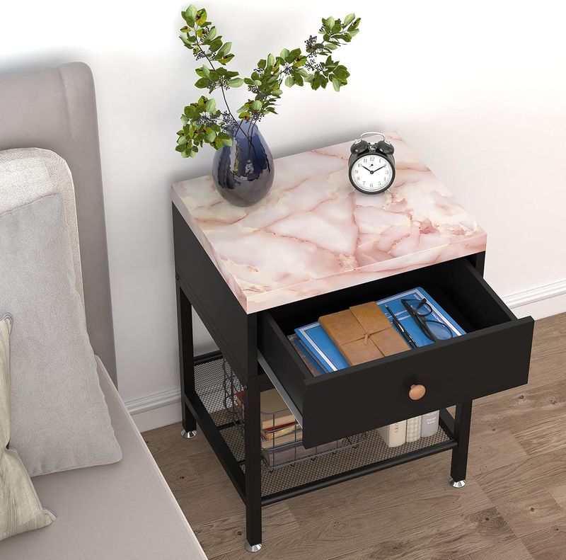 Carta da parati autoadesiva in PVC impermeabile con adesivo istantaneo Jade Marble, adatta per ripiani, armadietti e paraschizzi._voghion.com