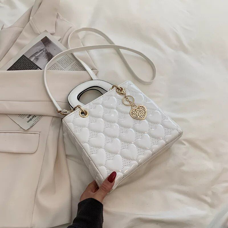 Handtasche 2021 Marke Totes Hohe Qualität Mode Klassische Stepp Quadratischen Griff Tasche Frauen Umhängetaschen_voghion.com