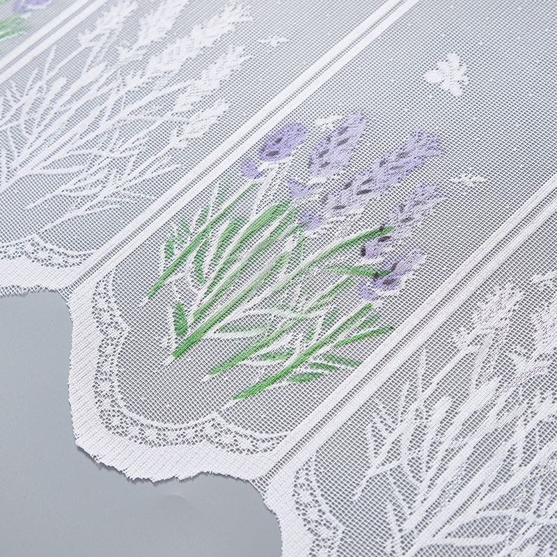 Lovely Polyester Cafe Curtains - 12 Boho Patterns (Hearts, Butterflies, Lavender), 3 Sizes, No-Sew Valance For Kitchen, Bedroom & Café_voghion.com