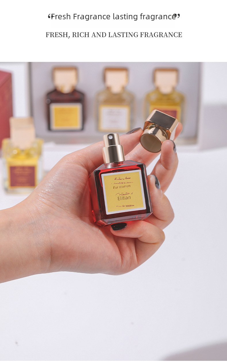 2024 New Perfume Small City Yi Xiang Men and Women Perfume Set Three Piece Set Durable Fragrance Authentic Perfume Cross Border Perfume_voghion.com