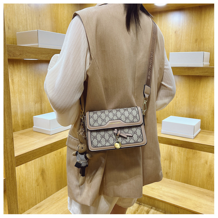 Borsa da donna a tracolla versatile di alta qualità autunno/inverno 2024 nuova moda a tracolla piccola quadrata alla moda Instagram_voghion.com