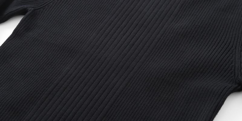 Men's Slim Fit Knit Sweater Long Sleeve – Business Casual Pullover With Striped Design For Winter Layering_voghion.com