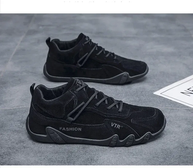 Men's breathable and anti slip work fashionable sports men's outdoor hiking shoes, skateboarding shoes_voghion.com