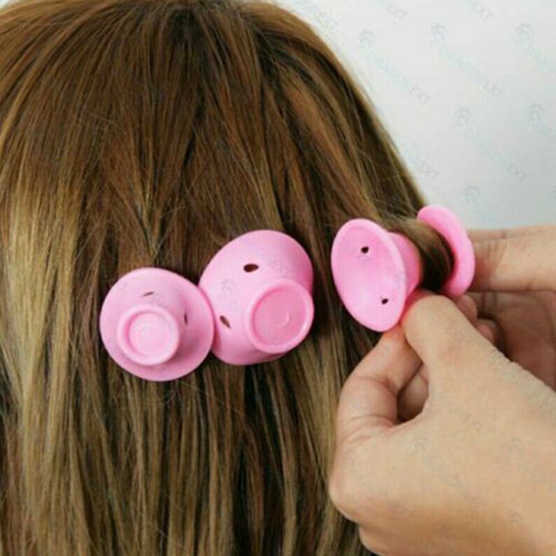 20/Set Haarpflege-Lockenwickler aus weichem Gummi, Silikon-Lockenwickler, keine Hitze, kein Clip, Lockenwickler-Styling, DIY-Werkzeug für Lockenwickler_voghion.com