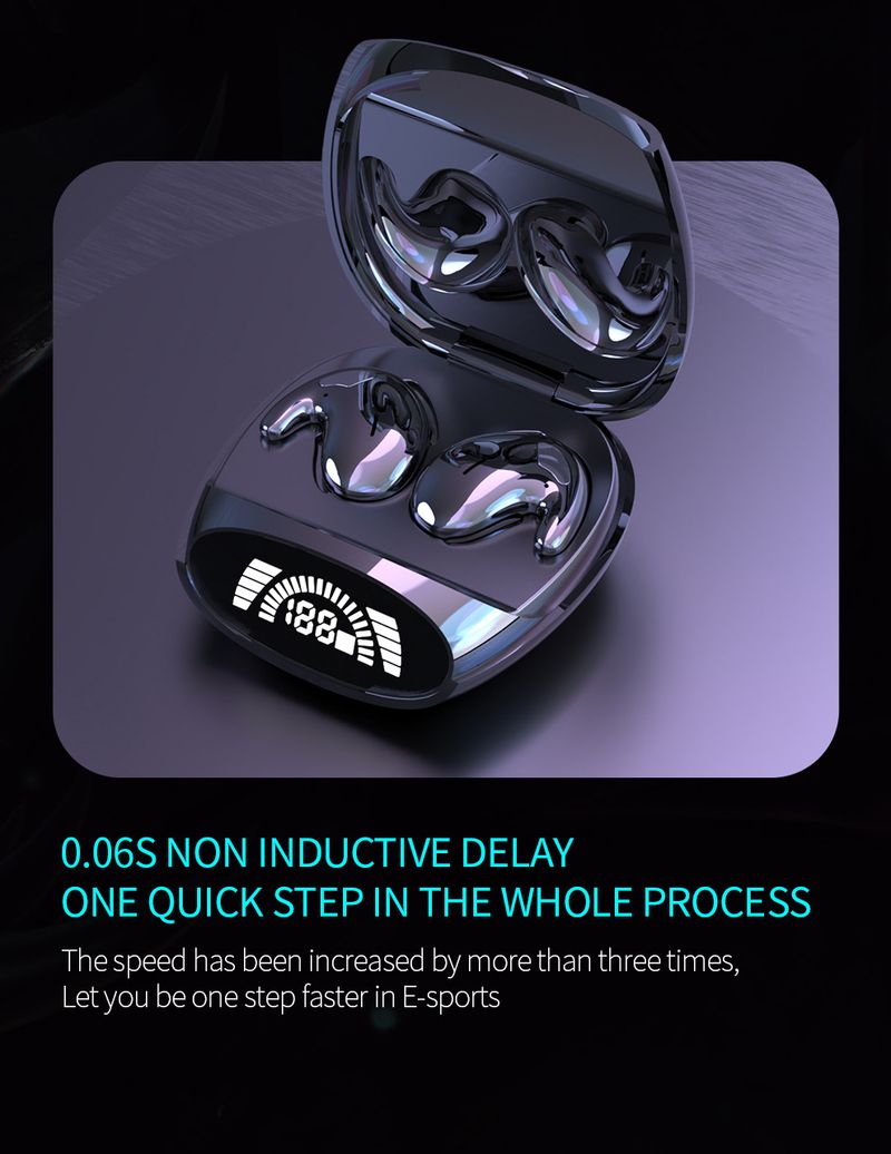 Mini-hodetelefoner Bluetooth usynlige trådløse headset, søvnøretelefoner med mikrofon sport vanntette ørepropper for små_voghion.com