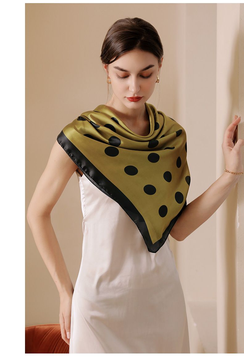 2024 tavaszi/nyári új női selyem naptej fejpánt japán és koreai édes 90 négyzet alakú nyomtatott kendő_voghion.com