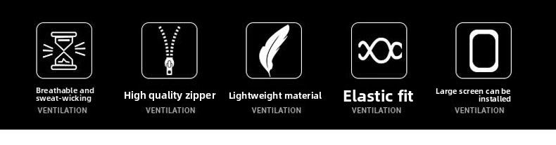 Sommer Neue Sport Handgelenk Outdoor Radfahren Laufen Arm Zipper Stil Münze Schlüssel Multi-use-Aufbewahrungstasche_voghion.com