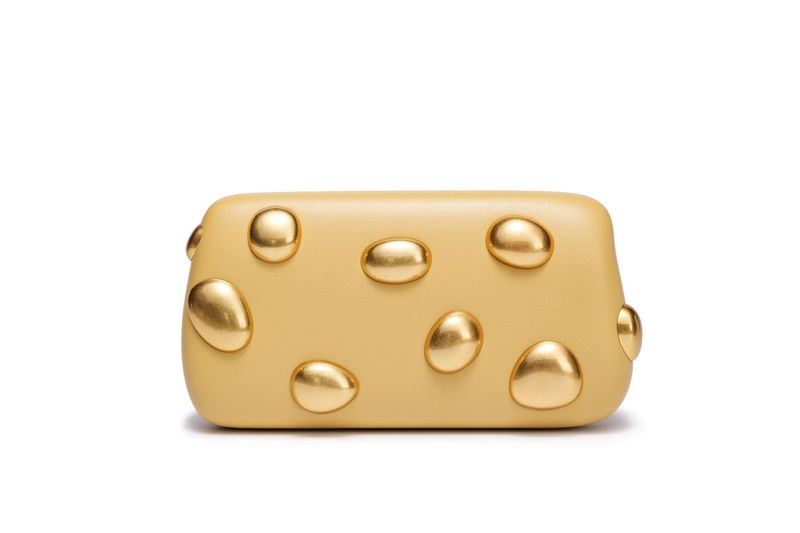 Elegancka metalowa kopertówka – minimalistyczna wieczorowa torebka damska z zapięciem magnetycznym, smukła i usztywniona (8 modnych kolorów, skóra ekologiczna, szerokość 19,5 cm)_voghion.com