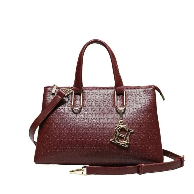 2025 Designer Bags Women's Handheld One Shoulder Crossbody Solid Pu Material Fashionable Charm Bag_voghion.com