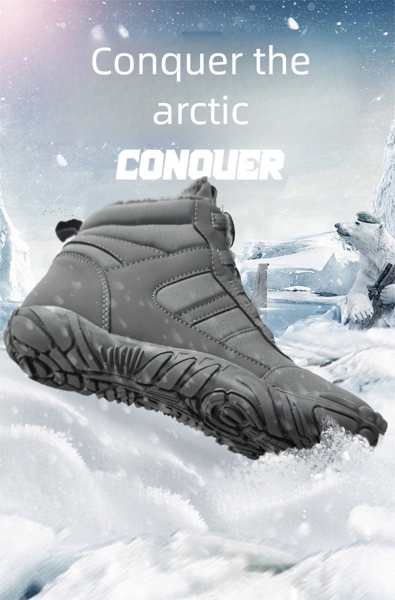 Winter New Cross-Border Snow With Fleece Lining, Thickened Warm Shoes For Men Women, Casual And Comfortable Couple's_voghion.com