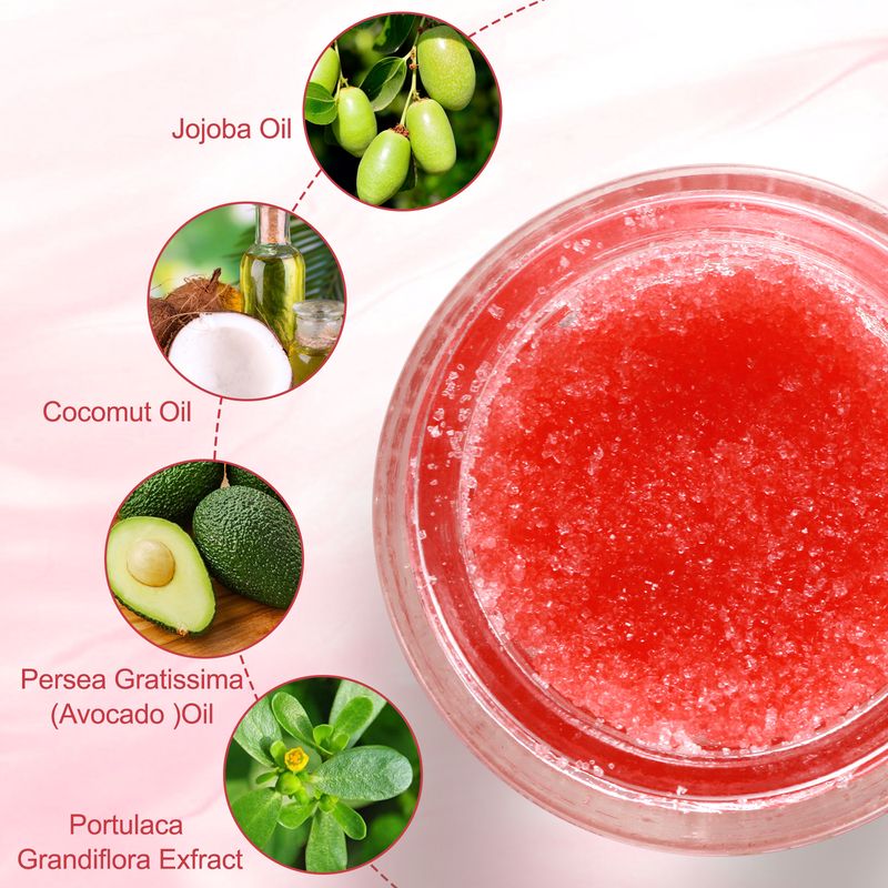 Lo scrub ELAIEMI ammorbidisce la cheratina, rimuove la pelle morta, ripara e mantiene le labbra, schiarisce le linee delle labbra 20 g_voghion.com