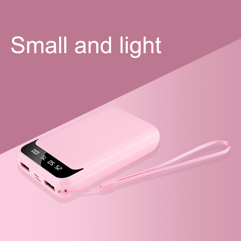 Kunjiuyou 10000mAh Fast Charging External Battery Power Bank Portable Powerbank for Smartphone-Black_voghion.com