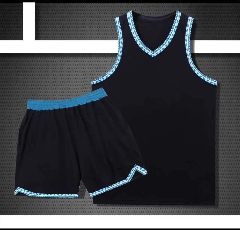 Costum de baschet american nou, set pentru bărbați, umeri îngusti, jerseu la modă, maiou sport, student, competiție, echipă, uniformă_voghion.com