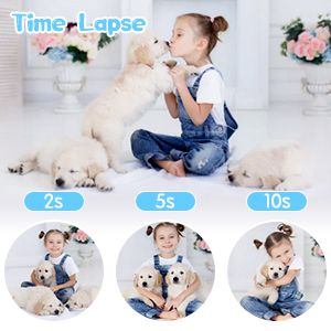 Appareil Photo Enfant, ARNSSIEN 2,4" Écran,Objectif 180 Appareil Photo Numérique, Jouet Cadeau Fille Garçon 3,4,5,6,7,8,9,10 Ans De Noël/Anniversaire_voghion.com