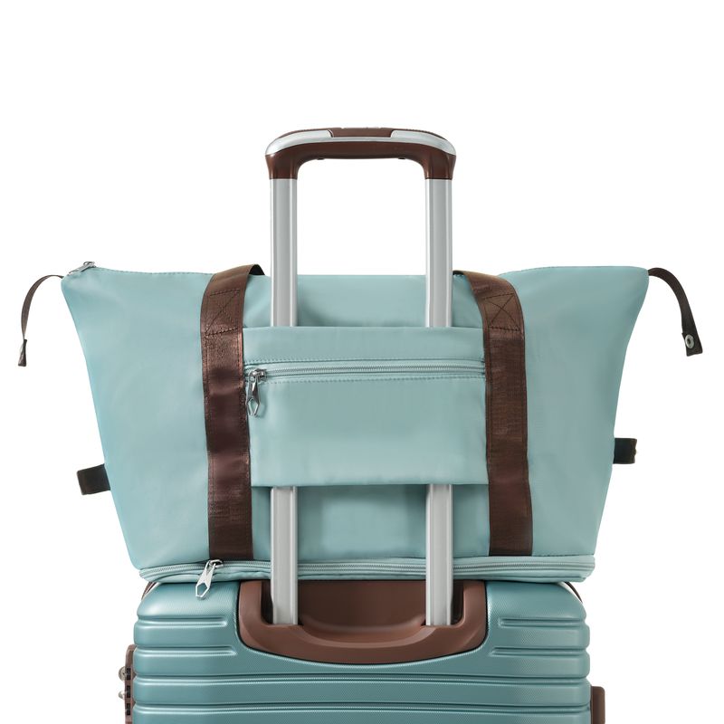 Luggage Sets 3 Piece Carry On Luggage 22x14x9 Airline Approved, Lightweight Hardshell ABS Suitcases With Wheels, 20 Inch, Blue_voghion.com