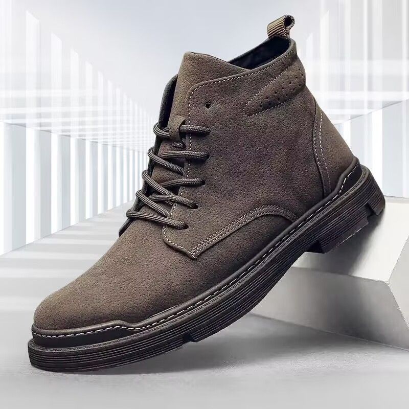 Zapatillas deportivas informales con cordones de PU transpirables de talla grande para hombre, novedad de 2025_voghion.com