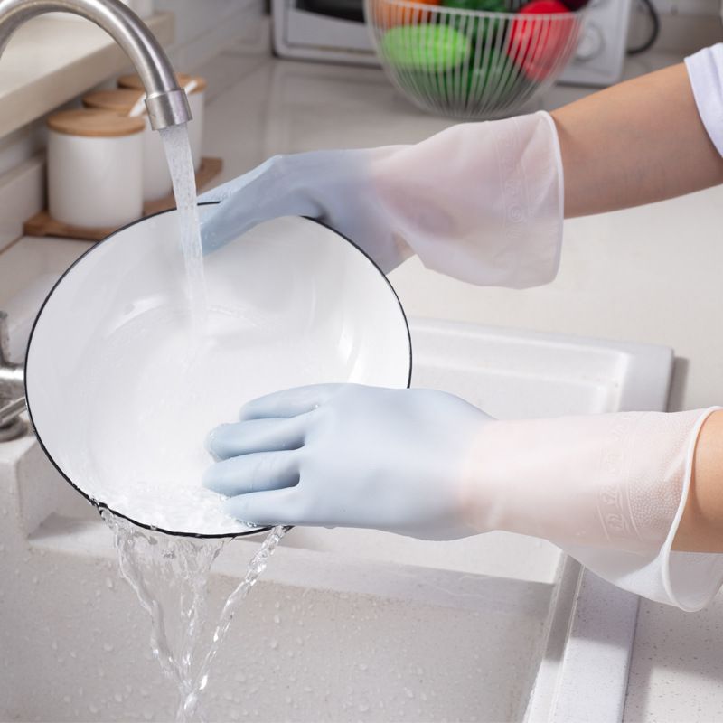 Palm Thickened Household Dishwashing For Women Men, Waterproof And Durable, Summer Kitchen Laundry Cleaning Gloves_voghion.com