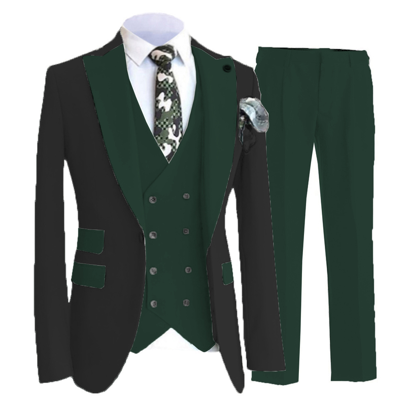 Ropa de hombre, traje de pelo para hombre, vestido de boda para novio, traje de actuación para cantante joven presentador, vestido de padrino_voghion.com