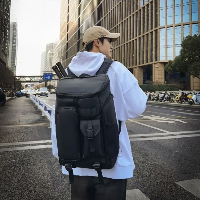 PARK DANCE Large Capacity Dry Wet Separation Sports Gym Bag Travel Men's Trendy Casual Backpack_voghion.com