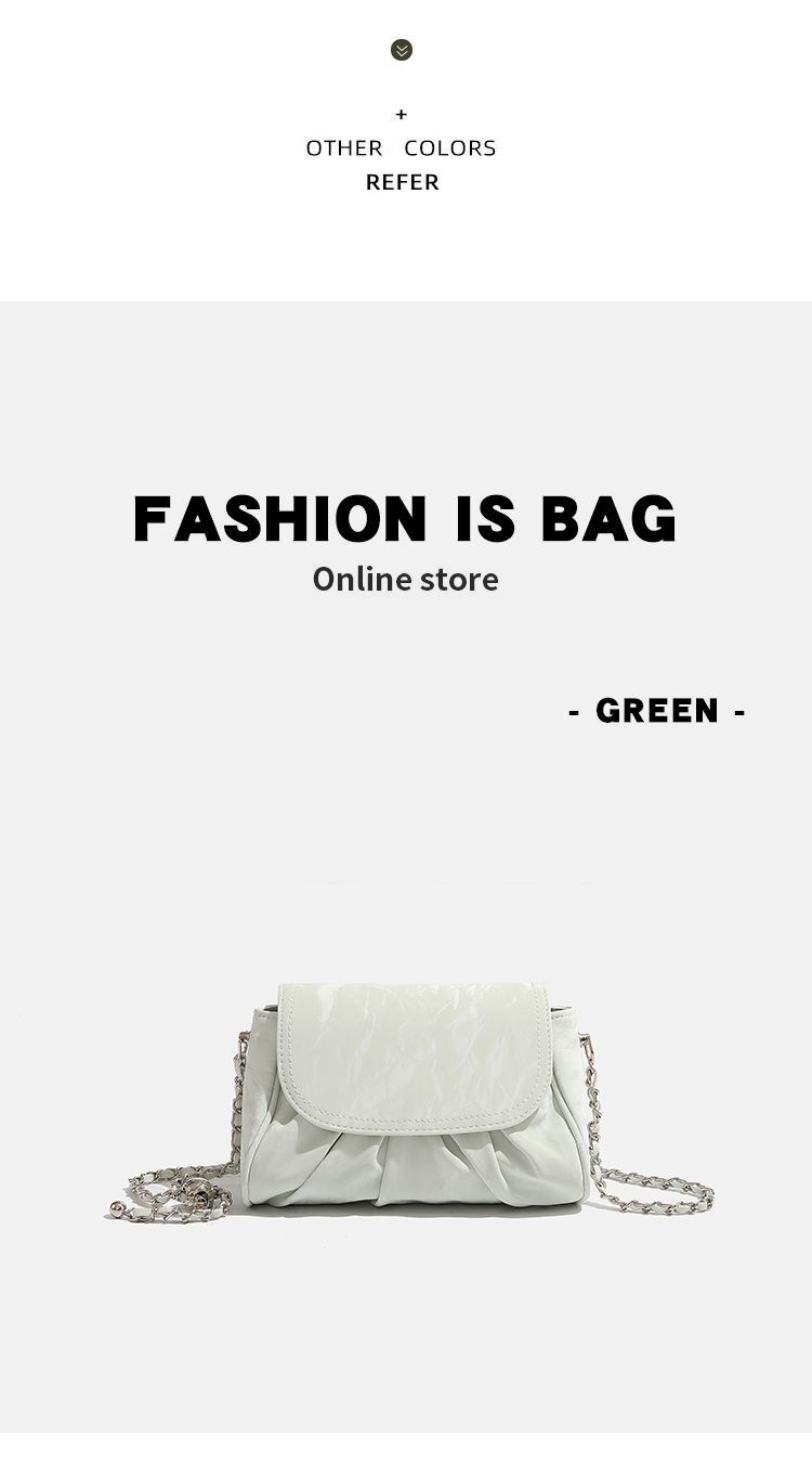 CHARHP&KEJNT small fresh high-end chain cloud versatile and simple single shoulder crossbody bag_voghion.com