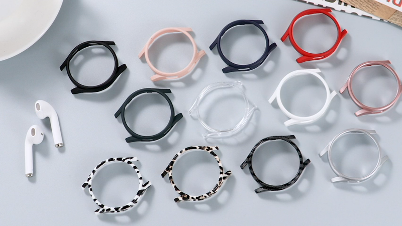 Abdeckung für Samsung Galaxy Watch 4 Hülle 44 mm 40 mm Zubehör Rundum schützender PC-Stoßfänger Galaxy Watch 4 Classic 42 mm 46 mm_voghion.com