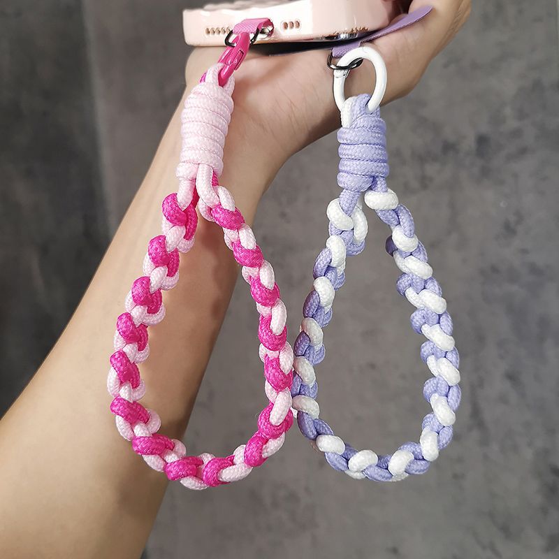 Wrist New Handwoven Universal Lanyard Mobile Phone Short Strap Hand Rope Decorative Pendant_voghion.com