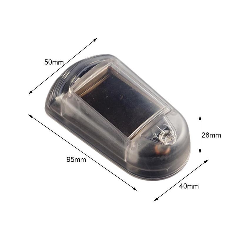 Solární myš 3LED auto pickup střešní modifikace výstražné žluté vysoké světlo_voghion.com