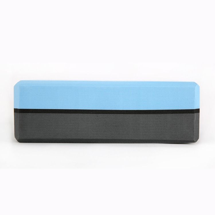 Zweifarbiger EVA-Schaumstoff-Yogablock, massiv, druckentlastend, stabil, farbecht, rutschfest, umweltfreundlich, geräuscharm_voghion.com