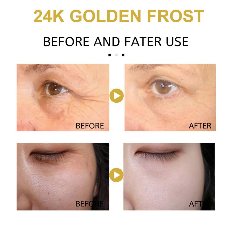 50g/cutie cremă de față non-iritantă, absorbție rapidă, eficientă, multifuncțională, hidratantă, ulei blând Golden Frost_voghion.com