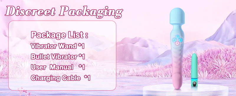 Vibratore a proiettile con bacchetta per il punto G, set di vibratori, vibratori sessuali, massaggiatore a bacchetta riscaldante impermeabile, giocattolo sessuale per adulti, per donne e coppie._voghion.com