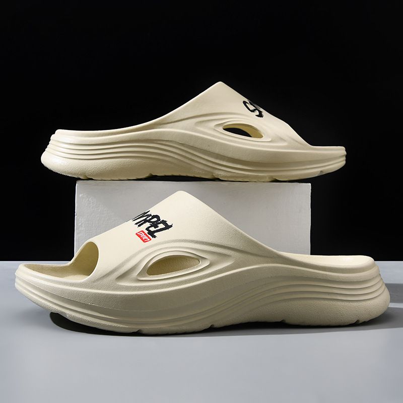 Pantofole estive da uomo One Line, versatili per l'uso all'aperto, inodori, con suola spessa in EVA che aumenta l'altezza._voghion.com