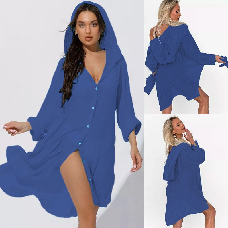 Strandüberzug für Damen – Leichter Sonnenschutz-Kimono-Überzug für Badeanzüge, Urlaub, Poolparty_voghion.com