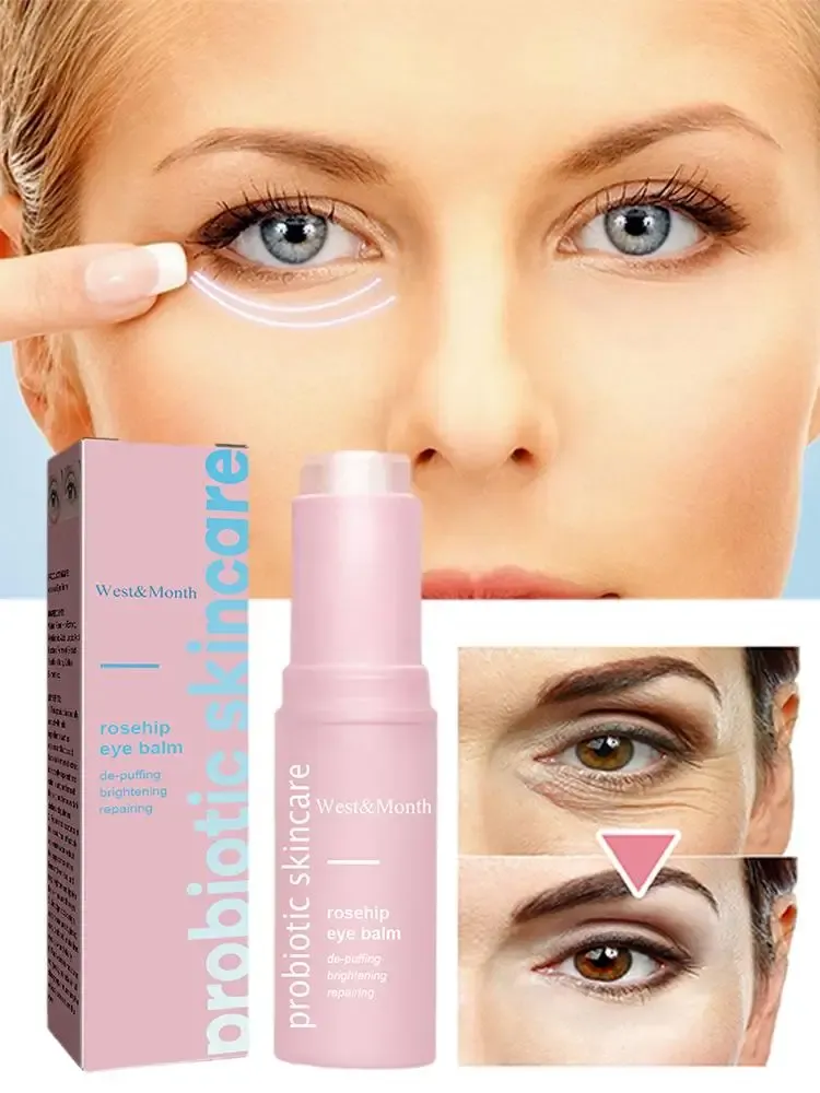 Rose Hyaluronic Acid Eye Cream Stick Moisturizing Anti-aging Firming Eye Eye Dark Firming Circles Moisturizing Remove Bags_voghion.com